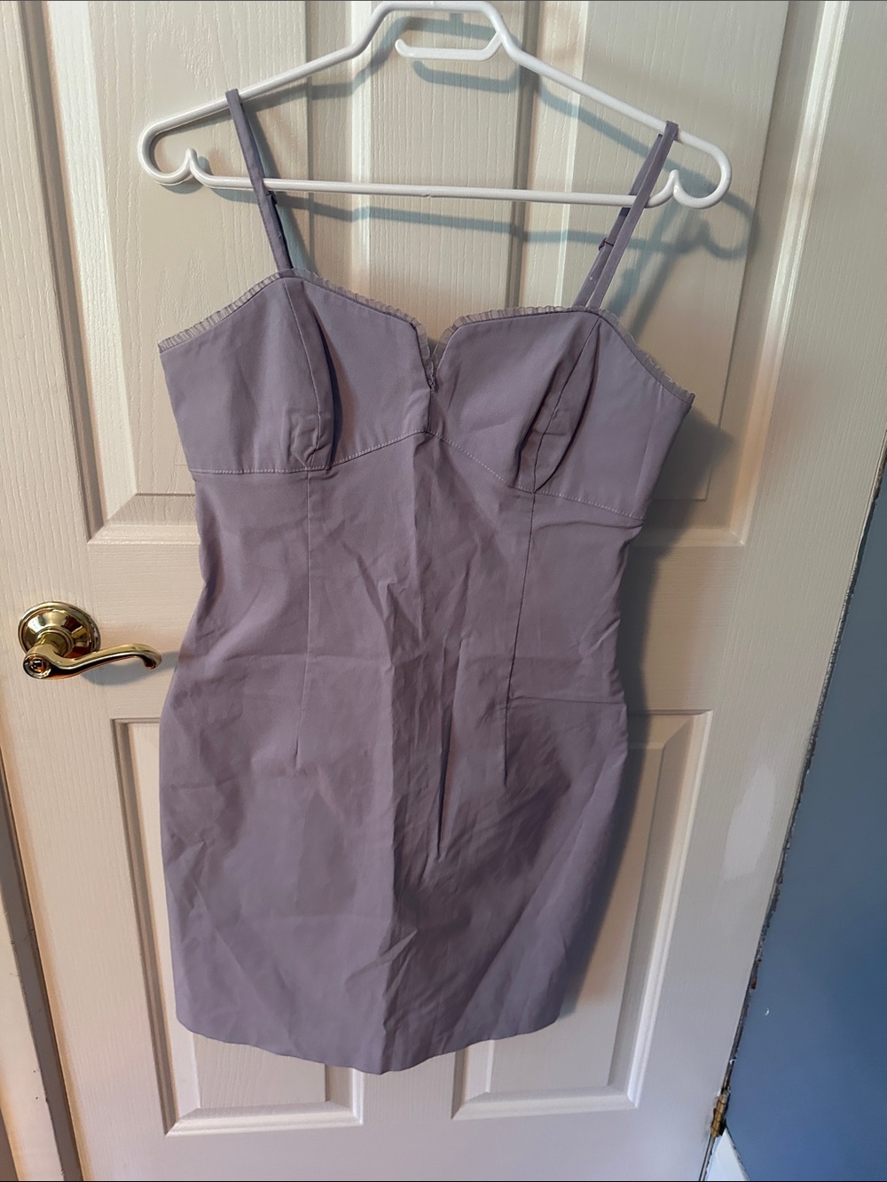 Smart Set Lilac Fitted Spaghetti-Strap Slip Dress
